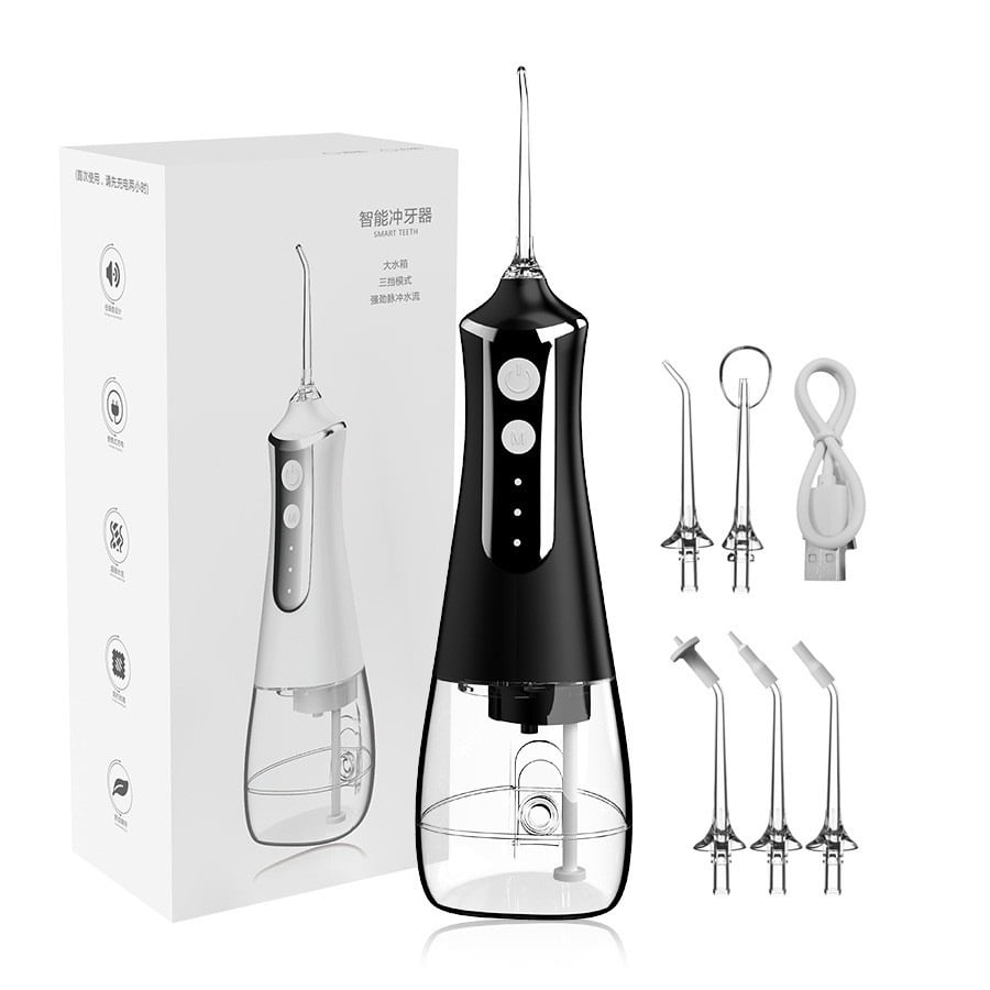 Portable dental irrigator electric oral water dental floss