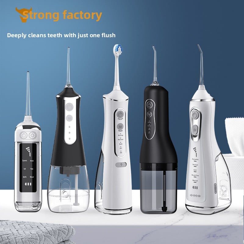 Portable dental irrigator electric oral water dental floss
