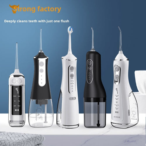 Portable dental irrigator electric oral water dental floss