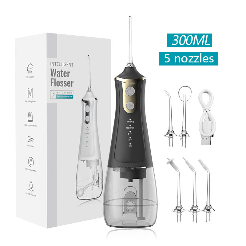 Portable dental irrigator electric oral water dental floss