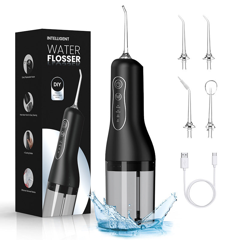 Portable dental irrigator electric oral water dental floss