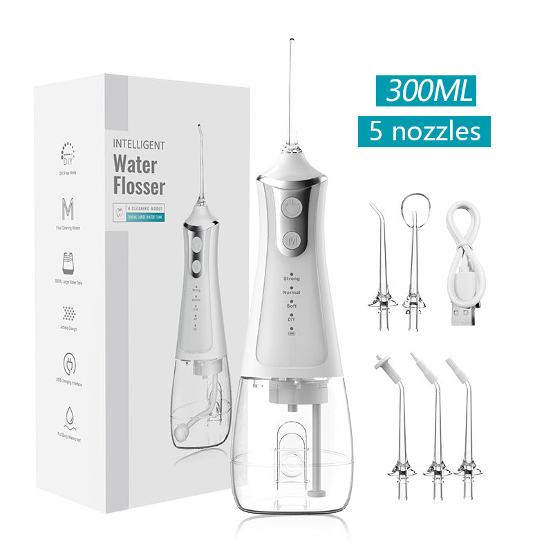 Portable dental irrigator electric oral water dental floss
