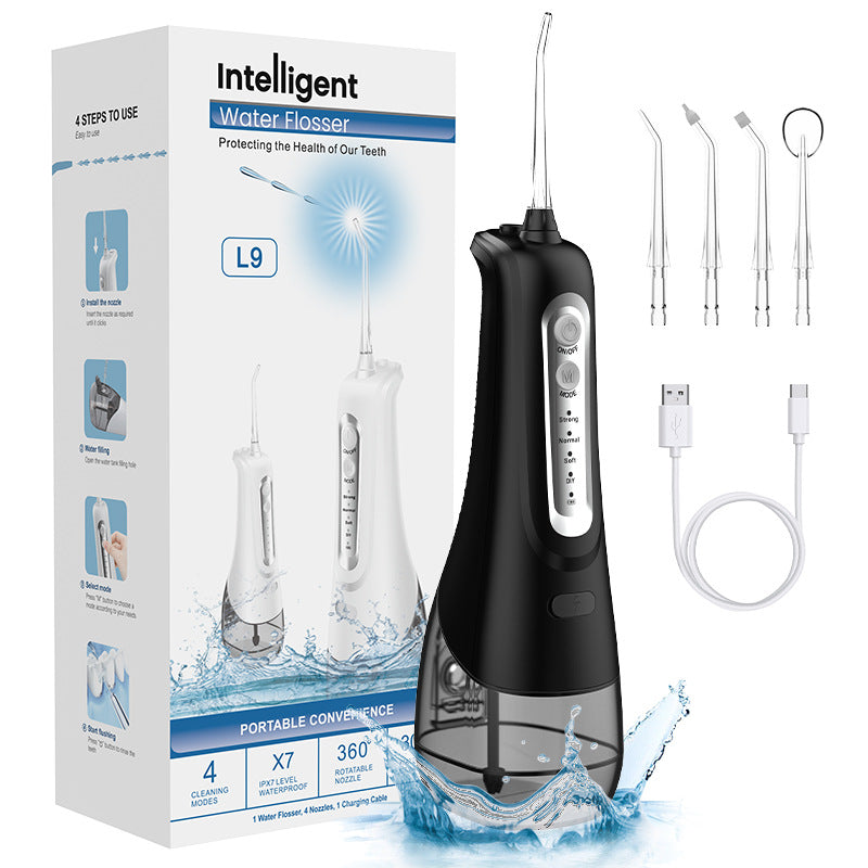 Portable dental irrigator electric oral water dental floss
