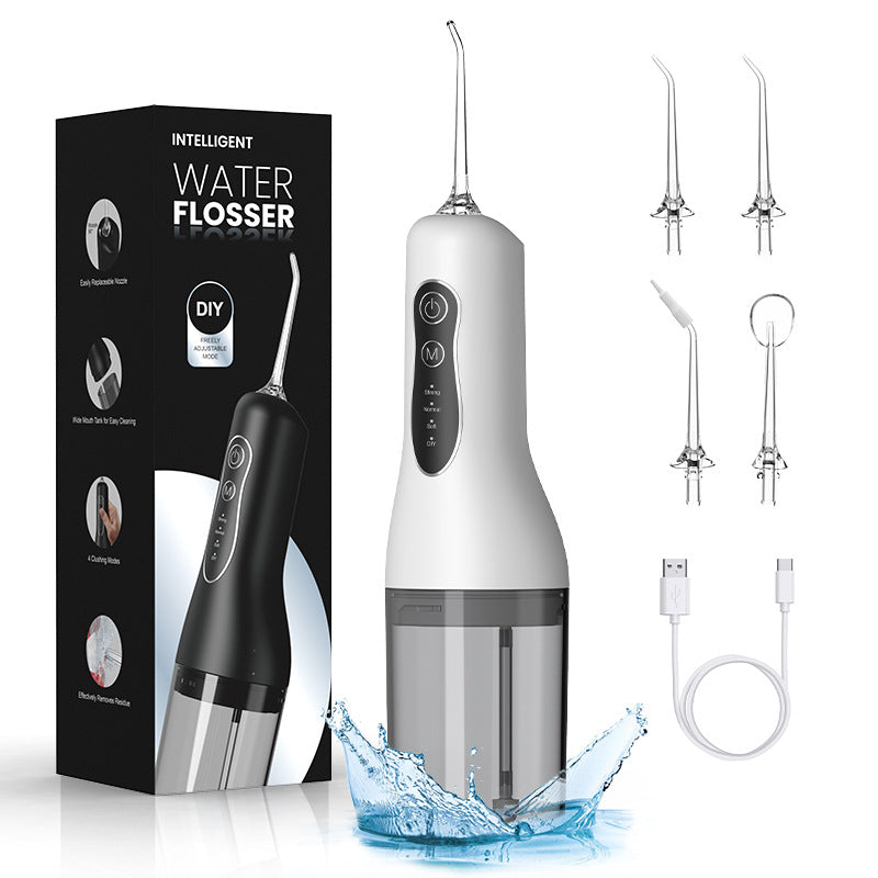 Portable dental irrigator electric oral water dental floss