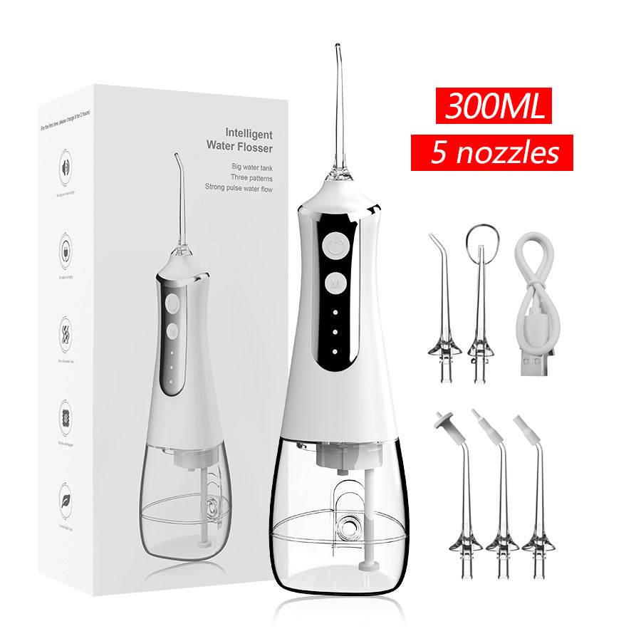 Portable dental irrigator electric oral water dental floss