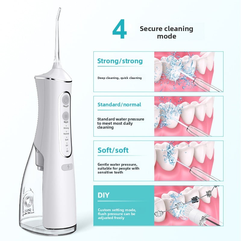 Portable dental irrigator electric oral water dental floss